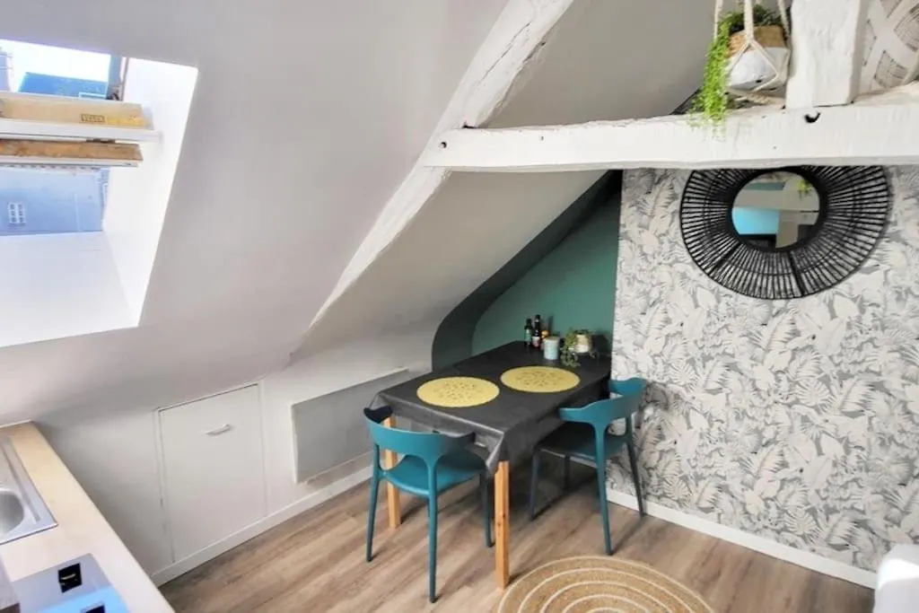 Appartement La Cabane - Petit Studio Mansarde - Plage 50M - Rue Gratuite Saint-Malo