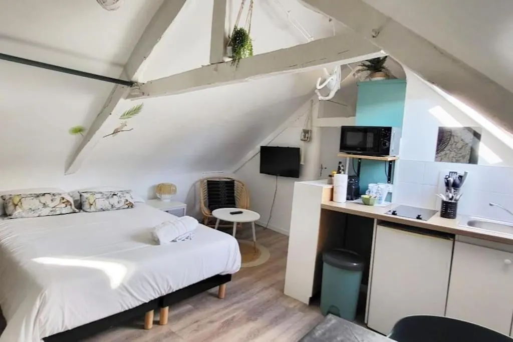 La Cabane - Petit Studio Mansarde - Plage 50M - Rue Gratuite Saint-Malo Apartamento