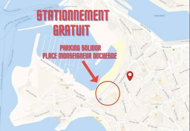 La Cabane - Petit Studio Mansarde - Plage 50M - Rue Gratuite Saint-Malo Appartement